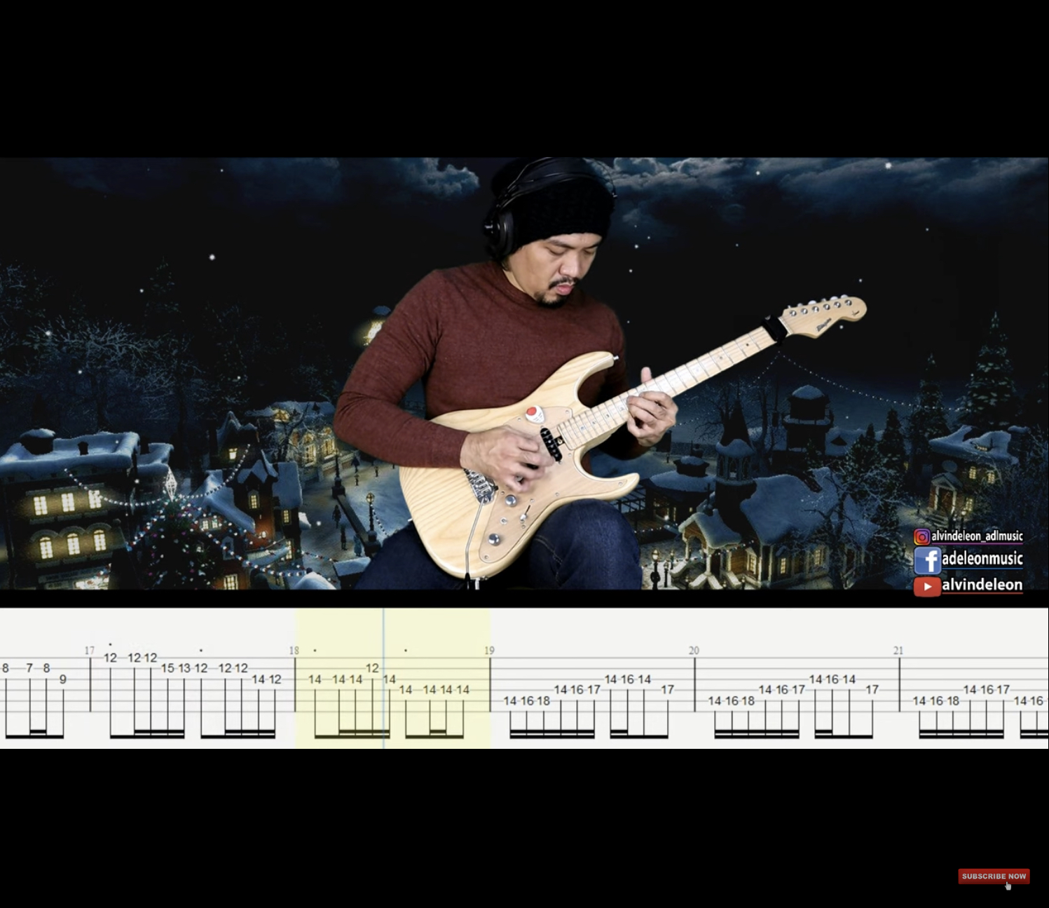 TRANS-SIBERIAN ORCHESTRA CAROL OF THE BELLS TABS and BACKING TRACK - ALVIN DE LEON (2020)