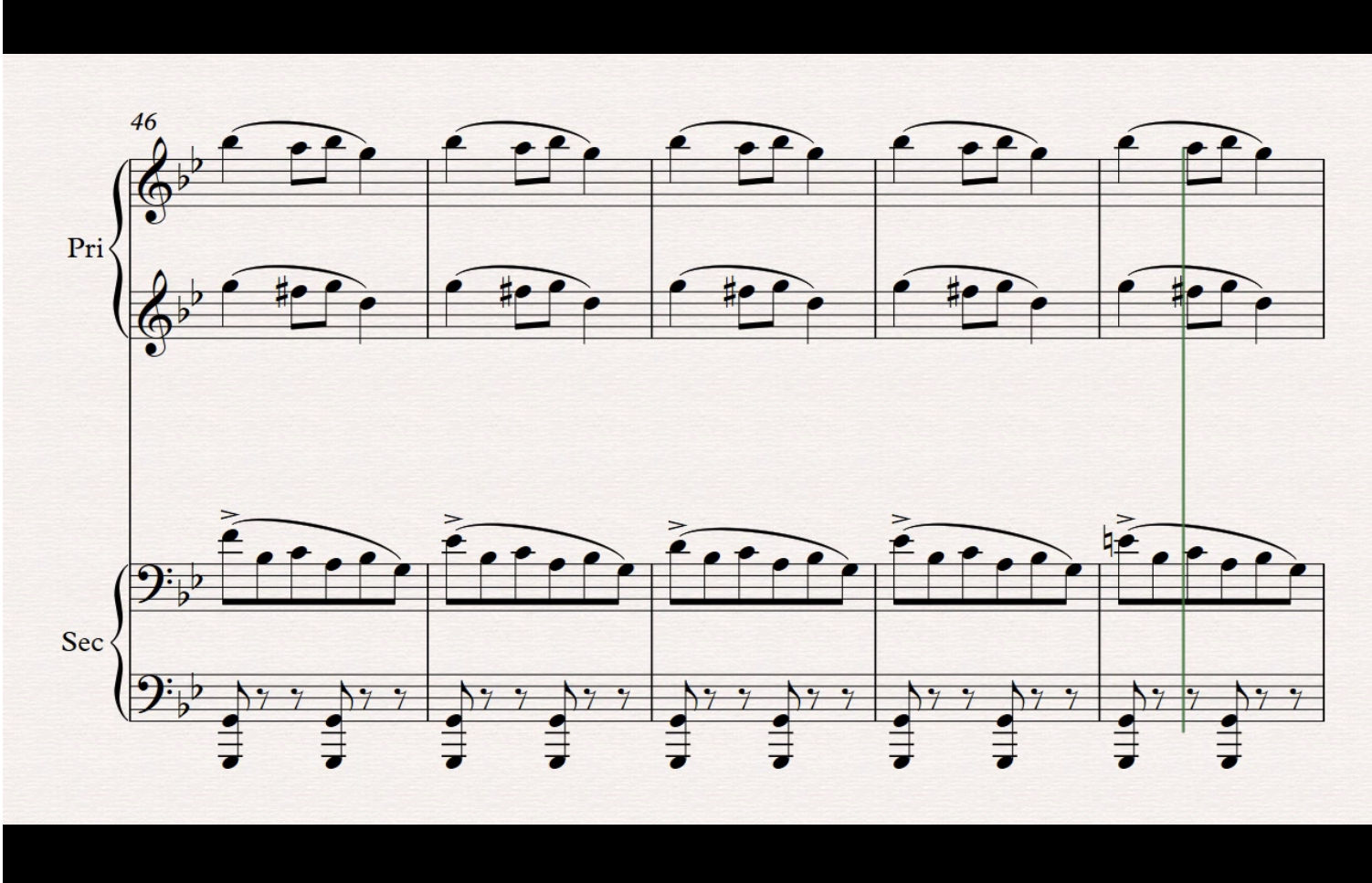 Carol of the Bells 'Shchedryk' for 1 piano 4 hands